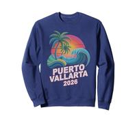 Viaje Retro a Puerto Vallarta 2026, Vacaciones, Vacaciones, mamás, Mejor Amiga, tripulación Sudadera
