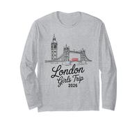 Viaje Retro de Chicas a Londres 2026 Vacay Las Mejores Vacaciones Manga Larga