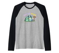 Viaje Softbol Mamá Fin de Semana Campo Deportes Fan Camiseta Manga Raglan