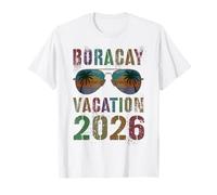 Viaje Vintage a Boracay Vacation 2026, Viaje y natación a Juego Camiseta