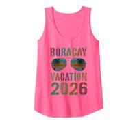 Viaje Vintage a Boracay Vacation 2026, Viaje y natación a Juego Camiseta sin Mangas