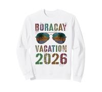 Viaje Vintage a Boracay Vacation 2026, Viaje y natación a Juego Sudadera