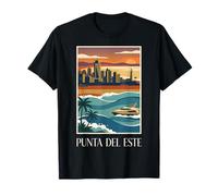 Viaje Vintage con Vista al mar en Punta del Este, Uruguay Camiseta