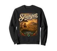 Viaje Vintage de Safari Africano por el Serengeti, Tanzania Sudadera