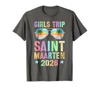 Viaje Vintage NIÑAS Saint Maarten 2026 Viaje Vacaciones Camiseta