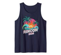 Viaje Vintage Rincon 2026, natación, Vacaciones a Juego con el cumpleaños de un Primo Camiseta sin Mangas