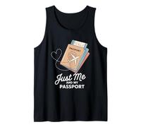 Viajero solitario por primera vez explora el mundo de viaje valiente solo Camiseta sin Mangas