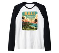Viajes a Bali Indonesia Camiseta Manga Raglan