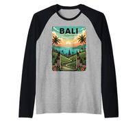 Viajes a Bali Indonesia Camiseta Manga Raglan