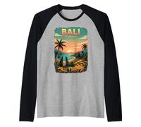 Viajes a Bali Indonesia Camiseta Manga Raglan