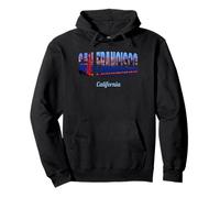 Viajes a San Francisco California Sudadera con Capucha