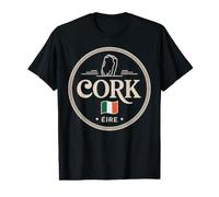 Viajes Ciudad Irlanda Cork Éire Iconic Castle Spirit Camiseta gráfica económica