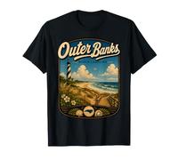 Viajes de Playa OBX a Outer Banks en Carolina del Norte Camiseta