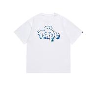 Viajes Diarios Al Aire Libre En Verano Camisetas para Hombres En Casa Nuevas Tendencias Impresión Clásica Mangas Cortas De Algodón para Hombres Y Mujeres-Color-4||XX_l