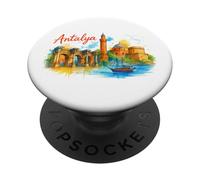Viajes Diarios clásicos de Turquía en Antalya PopSockets PopGrip Adhesivo