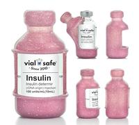 VIAL SAFE The Original - Protector de vial de insulina | Estuche duradero | Protector de vial de insulina de silicona | Protector de botella de insulina | Se adapta a Humalog/Humulin/Novo (Log, Rapid,