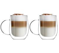 Vialli Design AMO 8616 - Juego de 2 vasos de doble pared (300 ml)