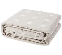 VIALMAN Colcha Bouti Ligera Sofia 10 para Cama Individual de 105 cm | Colcha Estrellas Cama 105 | Tamaño Colcha 200 x 270 cm, Color Beig