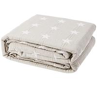 VIALMAN Colcha Bouti ligera Sofia 10 para Cama Individual de 90 cm | Colcha cama 90 | Tamaño colcha 180 X 270 cm, Color BEIG