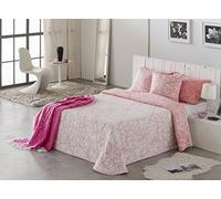 VIALMAN Colcha Bouti Ligera Sofia 18 para Cama de Matrimonio de 180 cm y de 200 cm | Tamaño Colcha 270 x 270 cm, Color Rosa
