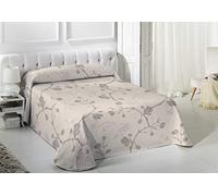 VIALMAN Colcha Bouti Ligera Sofia 20 para Cama de Matrimonio de 150 cm | Colcha Cama 150 | Tamaño Colcha 250 x 270 cm, Color Beige