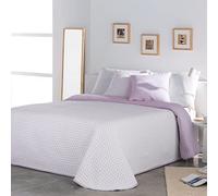 VIALMAN Colcha Bouti Ligera Sofia 26 para Cama de Matrimonio de 135 cm | Tamaño Colcha 230 x 270 cm, Color Rosa