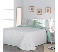 VIALMAN Colcha Bouti Ligera Sofia 26 para Cama de Matrimonio de 135 cm | Tamaño Colcha 230 x 270 cm, Color Verde