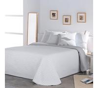 VIALMAN Colcha Bouti Ligera Sofia 26 para Cama de Matrimonio de 180 cm y de 200 cm | Tamaño Colcha 270 x 270 cm, Color Gris
