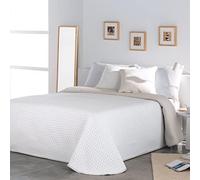 VIALMAN Colcha Bouti Ligera Sofia 26 para Cama de Matrimonio de 180 cm y de 200 cm | Tamaño Colcha 270 x 270 cm, Color Beige