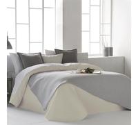 VIALMAN Colcha Bouti Lisa Alba 24 para Cama de 90 | Tamaño Colcha 180 x 270 cm | Colcha Ligera Color Crudo Cama 90