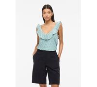Viamalina, Cuello En V Top Sin Mangas XS