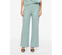 Viamalina Tiro Alto Pantalones De Pierna Ancha L