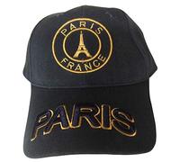 VIANAYA Gorra Paris Tour Eiffel - Azul marino - Estilo joven y deportivo - Bordado en relieve e hilo dorado