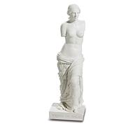 VIANAYA - Reproducción de la Obra La Venus de Milo d'Alexandros Antioca, tamaño Grande, 20 cm, Resina Blanca