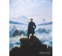 Viandante sul Mare di Nebbia Agenda 2026: Caspar David Friedrich | Pianificatore Giornaliera di 12 Mesi con Calendario