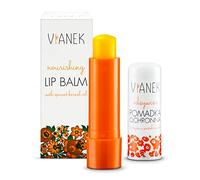 VIANEK Balsamo Labial 4.6g - Hidratante Labios para Mujeres y Hombres - Bálsamo Labial de Ingredientes Naturales - Labial Hidratante Intensivo - Cacao Labios avec Huile de Graines d'Abricot