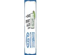 vianmo Cartel de madera de 46 x 10 cm al final da como regalo de ginebra