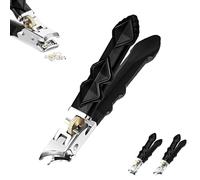 Vianys OrthoClip, GooWebs OrthoClip, Vianys OrthoClip Clipmaster, cortaúñas ultra afilado de acero inoxidable con gran apertura y resistente a salpicaduras, mordaza ancha y mango largo for personas ma