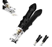 Vianys OrthoClip, GooWebs OrthoClip, Vianys OrthoClip Clipmaster, cortaúñas ultra afilado de acero inoxidable con gran apertura y resistente a salpicaduras, mordaza ancha y mango largo for personas ma