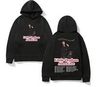 Viaopo Felpa con Cappuccio Street Style Casual Sport Sweatshirt Cantante Alex Warren Felpa con Cappuccio A Maniche Lunghe con Stampa Fantasia per Coppie XS-4XL-Black||s