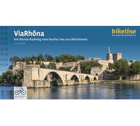 ViaRhôna - Am Rhone-Radweg vom Genfer See ans Mittelmeer: Am Rhone-Radweg vom Genfer See ans Mittelmeer. 1:75.000, 720 km, GPS-Tracks Download, LiveUpdate (Radtourenbücher)