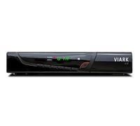 Viark Sat - Receptor Satélite Digital Full HD DVB-S2 Multistream H265, con LAN, Antena WiFi USB y Lector de Tarjetas CA