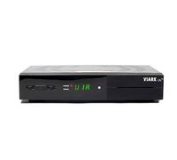VIARK Viark LIL2 Receptor Satélite DVB-S2 Full HD 1080p H265 con Lector de Tarjetas, LAN y Antena WiFi