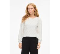 Vila Viasta O-Neck L/S Top - Noos, Blanco Nieve., XS