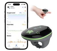 ViATOM Pulsioxímetro, Oxímetro de Dedo con Bluetooth y APP, Monitor de Saturación de Oxígeno y Frecuencia Cardíaca, Infantil para Niños 3-10 Años, Portátil y Precisa