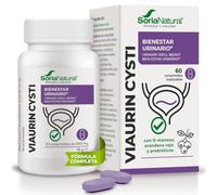 Viaurin Cysti Soria Natural - Bienestar Urinario Diario con D-Manosa, Cranberry y Probióticos (L. rhamnosus) - Salud de las Vias Urinarias - 60 Comprimidos