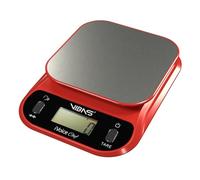 VIBAS iVoice Chef Balanza de Cocina Parlante para Invidentes y Adultos Mayores,Habla 5 Idiomas,Ayuda Auditiva para Orientación,Repetición de Peso,Volumen Ajustable,Capacidad 10 Kg-22lb,Pilas Incluidas