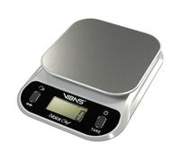 VIBAS iVoice Chef Balanza de Cocina Parlante para Invidentes y Adultos Mayores,Habla 5 Idiomas,Ayuda Auditiva para Orientación,Repetición de Peso,Volumen Ajustable,Capacidad 10 Kg-22lb,Pilas Incluidas