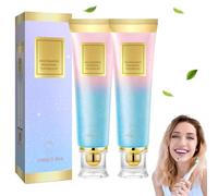 Vibbang Dentífrico Blanqueador con Niacinamida, 2Piezas Niacinamide Whitening Toothpaste, Pasta de Dientes Blanqueadora con Niacinamida, Eliminación de Manchas Dentales, Aliento Fresco (A)