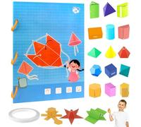 Vibbang Pull String 3D Geometry Learning Book, Juguetes Educativos DIY Para Aprender Fórmulas De Volumen Y Superficie, 15 Modelos Geométricos Sólidos Plegables Con Diseño De Cuerda Trenzada